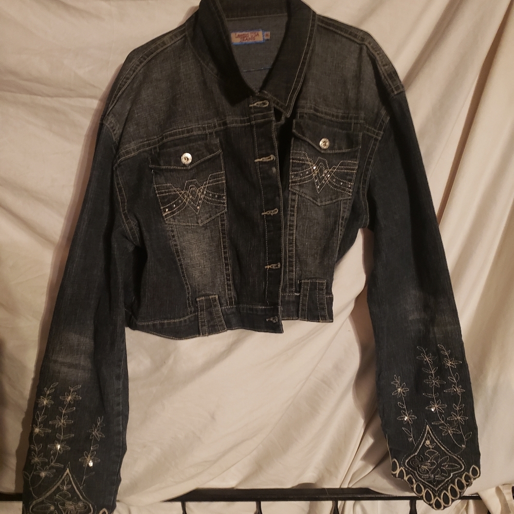 3x leemo usa jean jacket